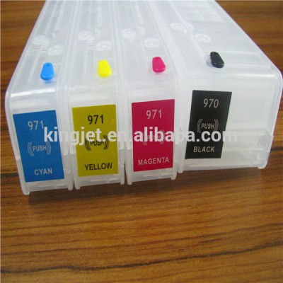 for HP 970XL 971XL refillable ink cartridge for HP 970 X451DN X551DN with chips